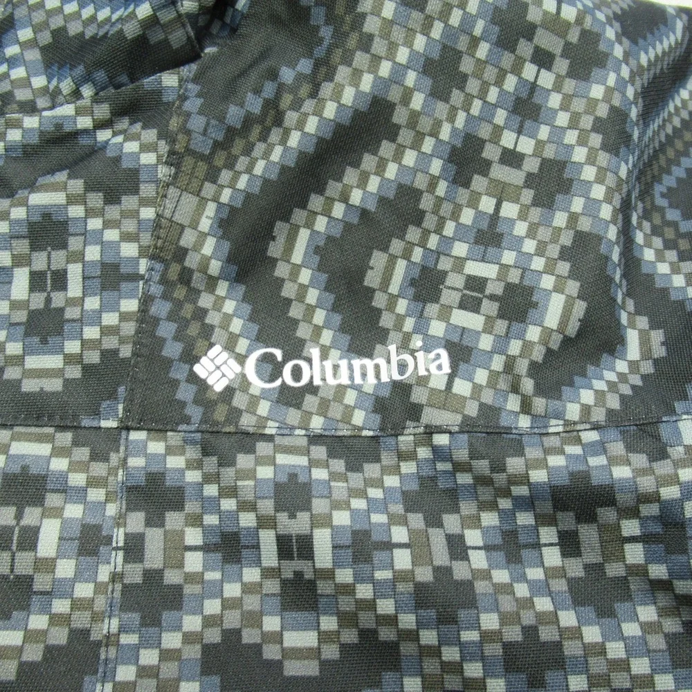 Columbia Jacket Kids Small 7/8 Black Hood 3in1 Shell OmniHeat Thermal Waterproof